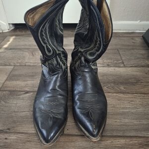 Tony Lama Black Cowboy Boots